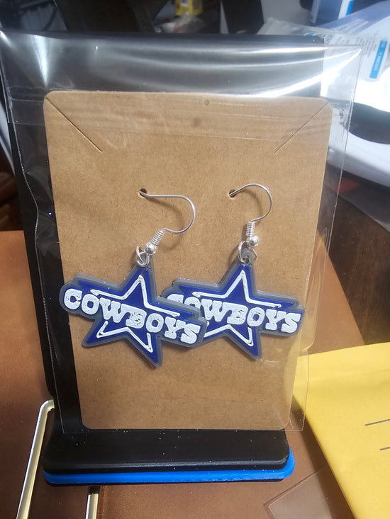 cowboys earings