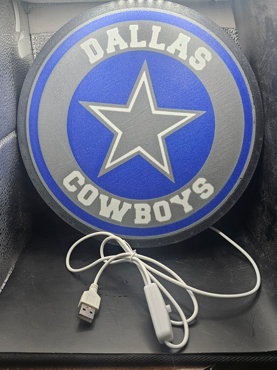 Dallas cowboys led light box