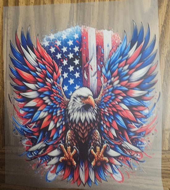 American Eagle Patriotic T-Shirt – Red White & Blue